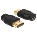 Delock adaptér HDMI micro D samice > HDMI A samec