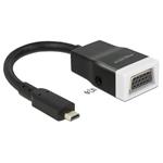 Delock adaptér micro HDMI samec -> D-Sub samice + audio jack