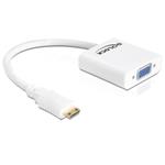 Delock Adaptér mini HDMI-typ C samec > VGA samice