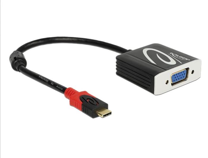 Delock Adaptér USB-C samec -> VGA samice (DP Alt Mód)