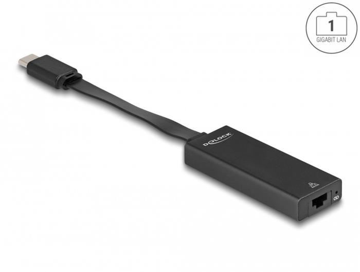 Delock Adaptér USB-C sítě Gigabit LAN, tenký