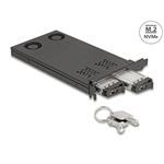 Delock dock + 2x mobilní přihrádka na M.2 (PCIe) SSD do PCIe slotu, rozvětvení