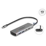 Delock Hub USB-C 3.1 se 2 porty USB + 2 porty USB-C a napájecím portem