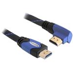 Delock kabel HDMI 1.4, propojovací, pravoúhlý, 1m