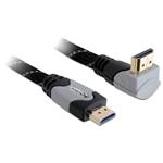 Delock kabel HDMI 1.4, propojovací, pravoúhlý, 2m