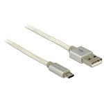 Delock kvalitní nabíjecí/datový micro USB kabel, 1m