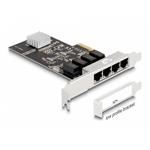 Delock PCI Express x4 karta na 4 x RJ45 Gigabit LAN