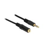 Delock prodlužovací kabel Audio Stereo Jack 3.5 mm samec / samice IPhone 4 pin 0,5 m