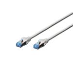 Digitus CAT 5e F-UTP patch cable, PVC AWG 26/7, length 2 m, color grey