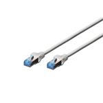 Digitus CAT 5e SF-UTP patch cable, PVC AWG 26/7, length 5 m, color grey