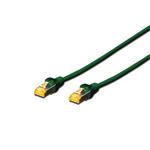 Digitus CAT 6A S-FTP patch cable, Cu, LSZH AWG 26/7, length 7 m, color green