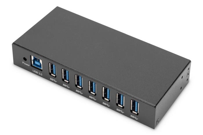 DIGITUS DA-70258 USB 3.0 Hub 7-port, průmyslová řada