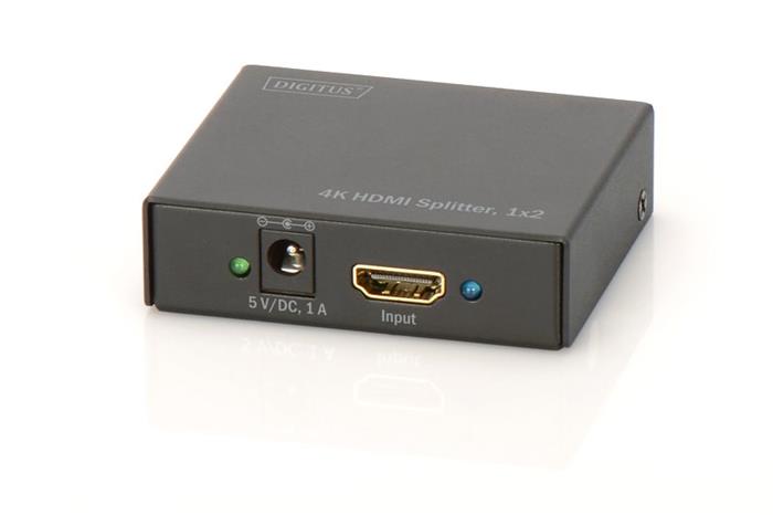 Digitus DS-46304, HDMI 1.4 rozbočovač 1x2, DSD audio, HD Audio, černý