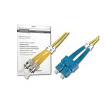 Digitus Fiber Optic Patch Cord, ST to SC, Singlemode 09/125 µ, Duplex, 3m