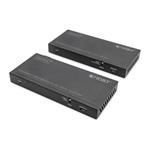 Digitus HDBaseT KVM Extender Set, 150 m 4K/60Hz, USB 2.0, PoC, IR, black