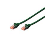 Digitus Patch Cable,S-FTP, CAT 6, AWG 27/7, LSOH, Měď, zelený 2m