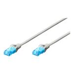 Digitus patch kabel UTP RJ45-RJ45 level CAT 5e 10m šedá