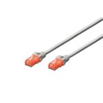 Digitus patch kabel UTP RJ45-RJ45 level CAT 6 0.5m šedá