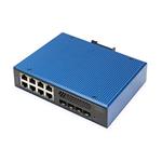 Digitus Průmyslový 8 + 4 10G Uplink Port L3 řízený Gigabit Ethernet PoE Switch