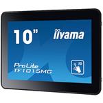 Dotykový monitor IIYAMA ProLite TF1015MC-B2, 10" kioskový  VA LED, PCAP, 25ms, 450cd/m2, USB, VGA/HDMI/DP, černý
