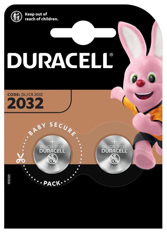 Duracell Lithiová knoflíková baterie CR2032 2 ks