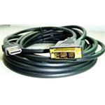 DVI-HDMI kabel, DVI-D(M) - HDMI M, 4.5m, zlacené kontakty