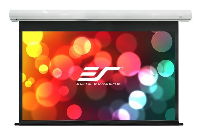 ELITE SCREENS plátno elektrické motorové 100" (254 cm)/ 16:10/ 134,6 x 215,4 cm/ case bílý/ 12" drop/ Fiber Glass