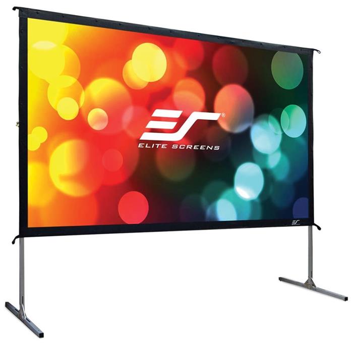 ELITE SCREENS plátno mobilní outdoor stativ 100" (254 cm)/ 16:9/ 124,5 x 221,5 cm/ hliníkový/ přední a zadní projekce