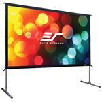 ELITE SCREENS plátno mobilní outdoor stativ 100" (254 cm)/ 16:9/ 124,5 x 221,5 cm/ hliníkový/ přední a zadní projekce