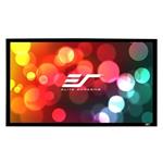 ELITE SCREENS plátno v pevném rámu 110" (279,4 cm)/ 16:9/ 136,9 x 243,5 cm/ Gain 1,1/ rám černý 6 cm