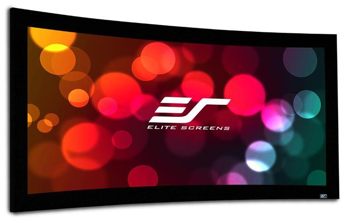 ELITE SCREENS plátno v pevném rámu prohnuté 150" (381 cm)/ 16:9/ 186,9 x 332 cm/ Gain 1,1/ CineWhite/ rám 6 cm