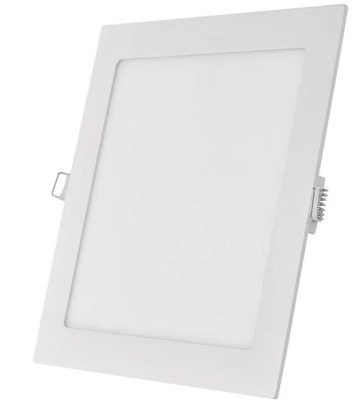 EMOS LED vestavné svítidlo NEXXO, čtvercové, bílé, 18W, teplá bílá