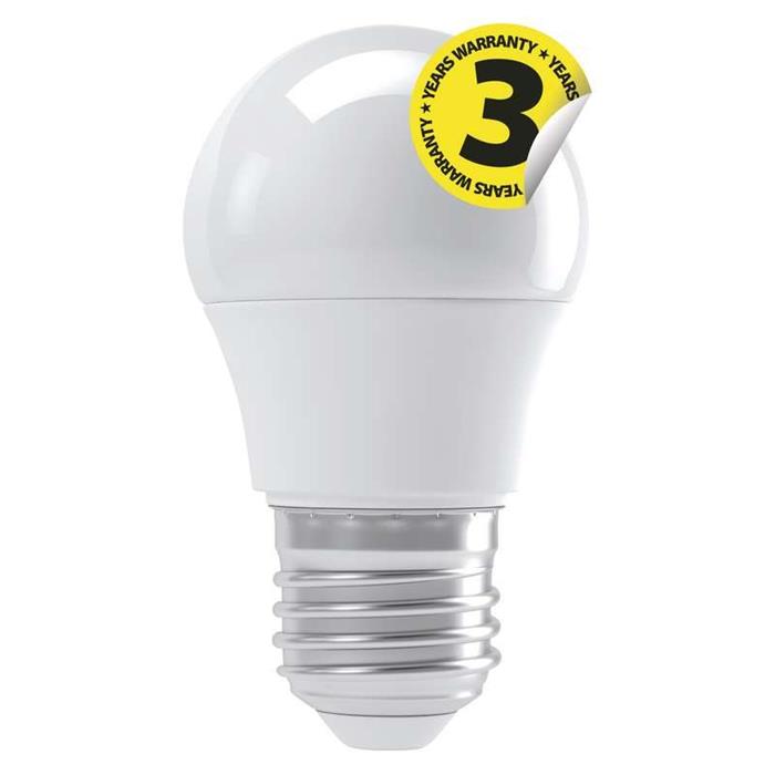 Emos LED žárovka MINI GLOBE, 4W/30W E27, NW neutrální bílá, 330 lm, Classic A+