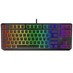 Endorfy herní klávesnice Thock TKL Pudd.Kailh BL RGB /USB/ blue sw. / drátová / mechanická / US layout / černá RGB