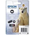 Epson 26 Photo Black, inkoustová cartridge, 4.7ml, T2611