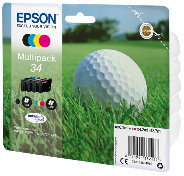 Epson 34 T3466, CMYK Multipack