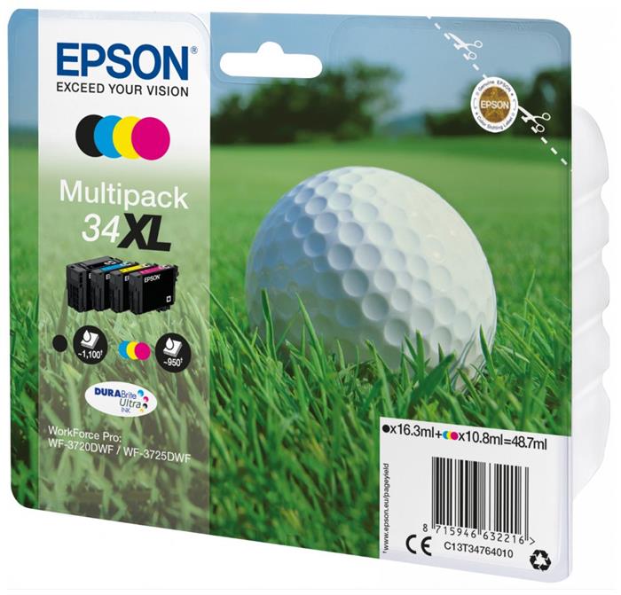 Epson 34XL T3476 CMYK Multipack