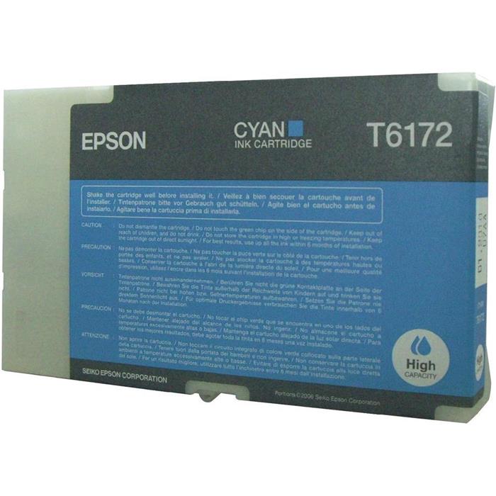 Epson originální ink C13T617200, cyan, 100ml, high capacity, Epson B500, B500DN