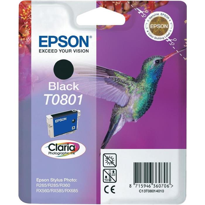 Epson T0801, černá cartridge C13T08014010