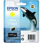 Epson T7604, yellow inkoustová cartridge, 25.9ml