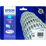 Epson T7912 79, inkoustová cartridge, azurová, 7ml