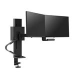 ERGOTRON TRACE™ Dual Monitor Mount (matte black), stolní posuvné rameno pro 2 monitry až 27", černé