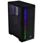 Eurocase MLG Space RGB, mid tower skříň, 2x USB 3.0, prosklená bočnice, černá