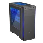 EVOLVEO T3, mid tower ATX skříň, průhled, 1x USB 3.0, černá