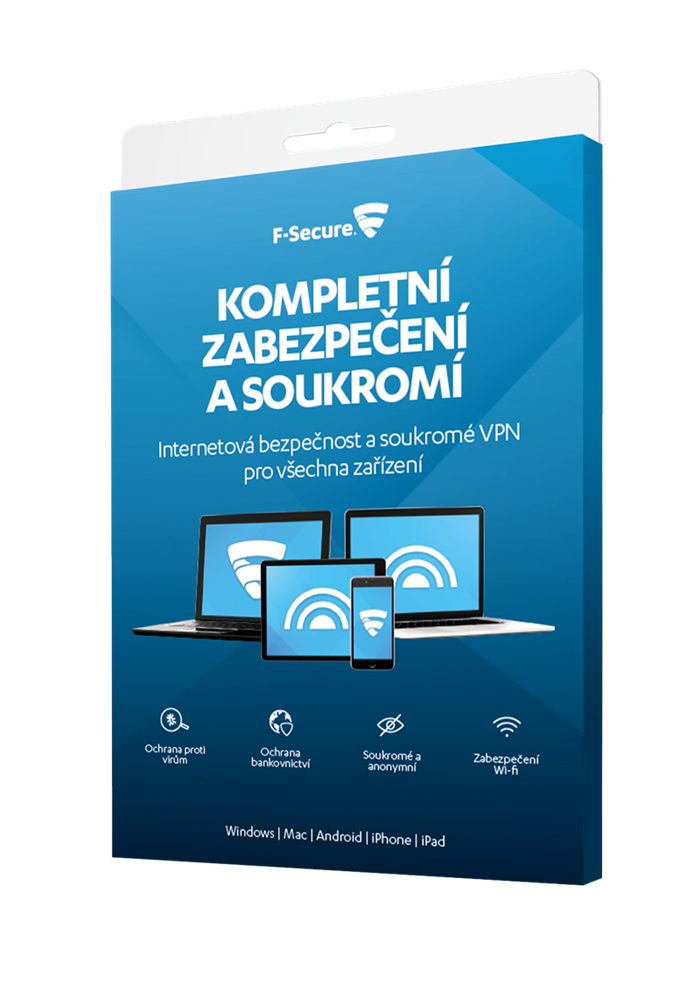 F-Secure Total Security (2 roky, 5 zařízení) - CZ elektronicky