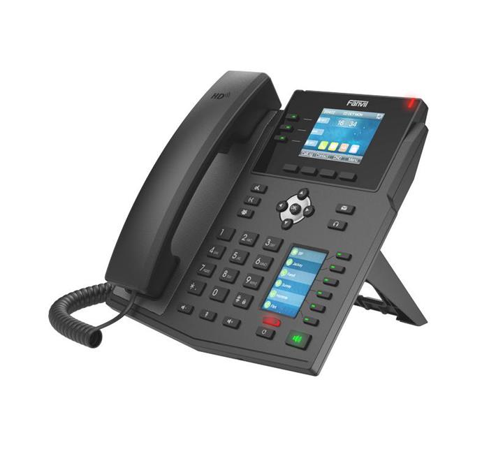 Fanvil X4U SIP telefon 2,8"bar.disp.+ 2,4" disp., 12SIP, 3link.tl., 30DSS tl., dual Gbit