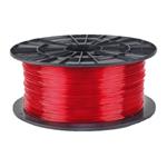 Filament PM tisková struna/filament 1,75 PETG transparentní červená, 1 kg