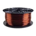 Filament PM tisková struna/filament 1,75 PETG transparentní hnědá, 1 kg