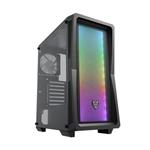 FSP/Fortron ATX Midi Tower CMT212A Black, A.RGB light bar