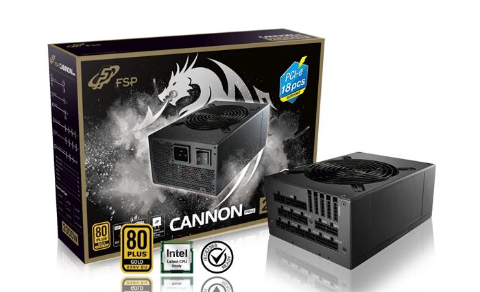 FSP/Fortron CANNON PRO 2000, 2000W ATX zdroj, 80+ Gold, modular